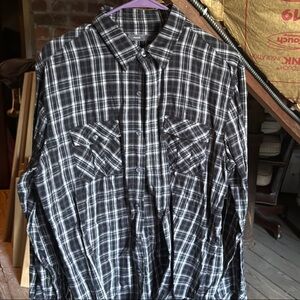 Chic Plaid Button-Up Shirt